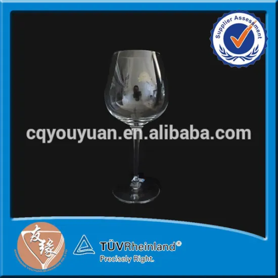 crystal hand-blown stylish cheap glass goblet