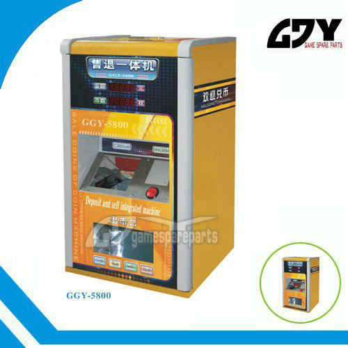 GGY- 5800 Coin bank machine, hot selling game coin token changer