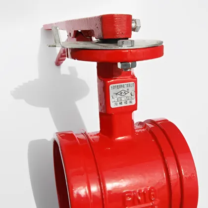 Handle Clamp Groove End Butterfly Valve