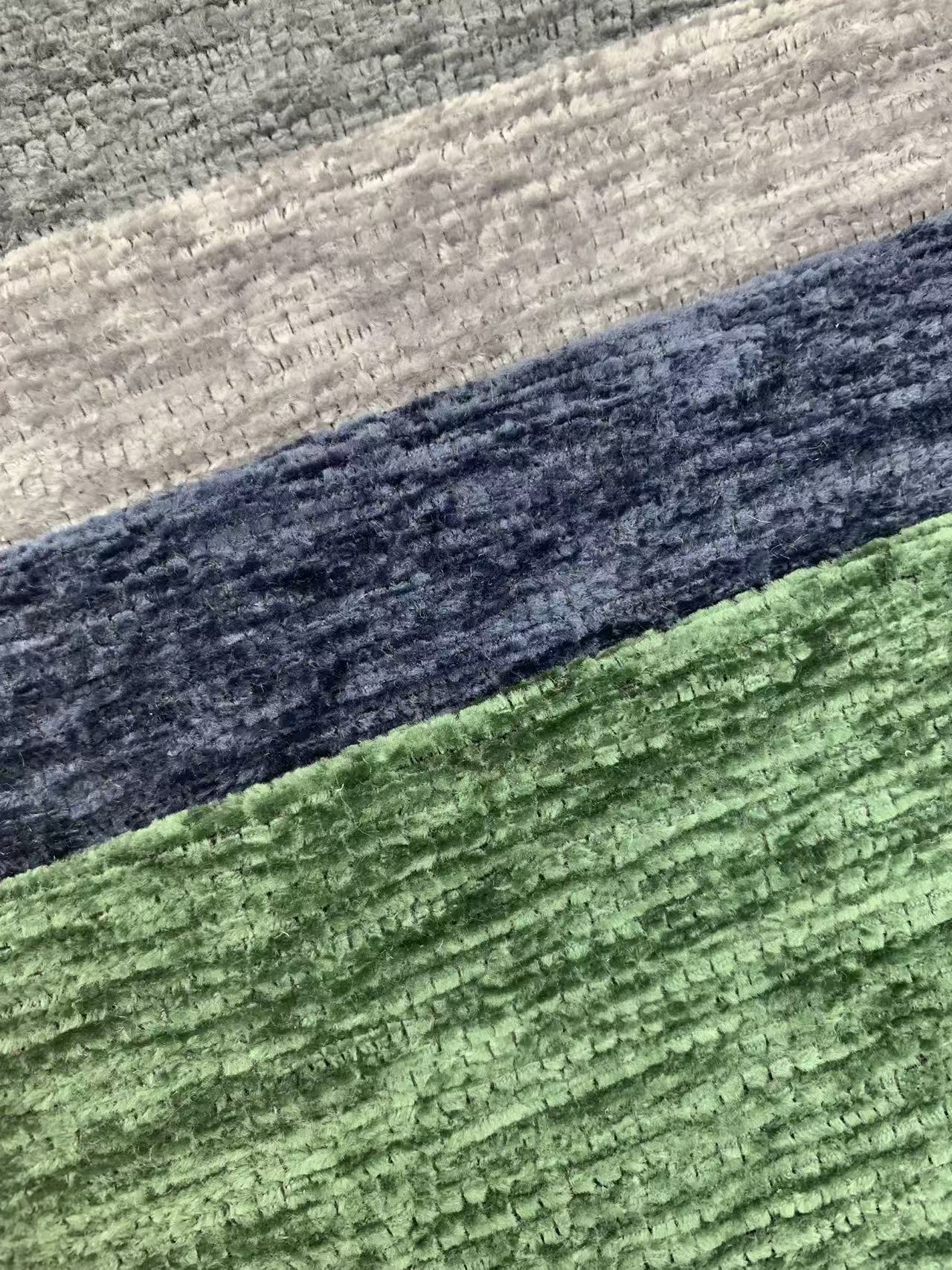 Textured Chenille Upholstery Fabric for Sofa and Furniture