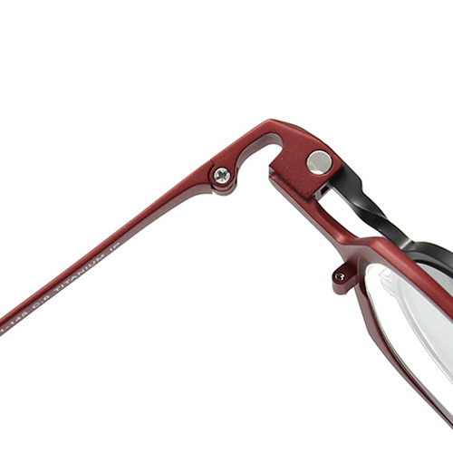 Vintage Handmade Pure Titanium Sunglasses Round Titanium Clip-On Sunglasses Manufactory