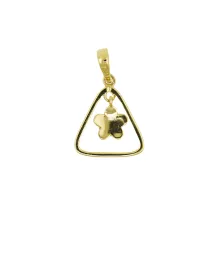 18K gold Butterfly Pendant
