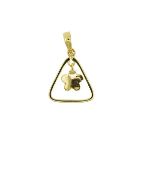 18K gold Butterfly Pendant