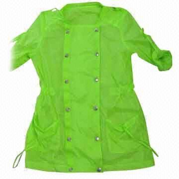 Women's dress, fashionable, made of 100% polyester