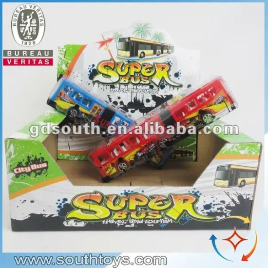 hot selling plastic toy buses for kids