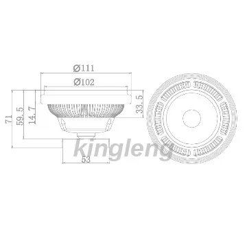 COB LED AR111 G53 marineland led