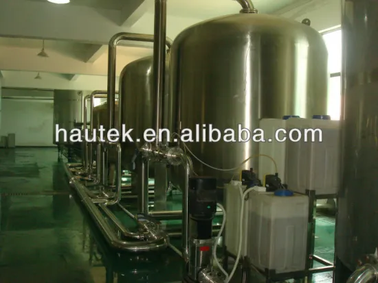 Water treatment line
