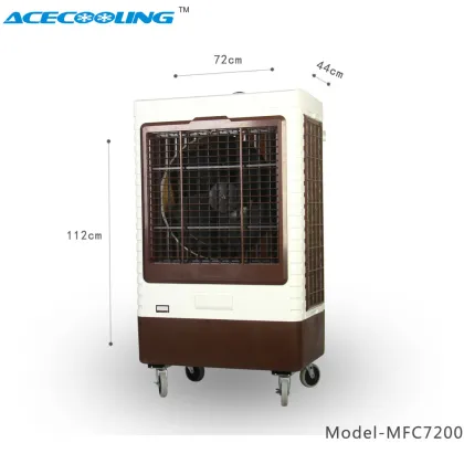 Portable Industrial Water Cooling Fan with airflow 7200cmh