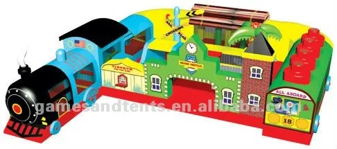 inflatable Fun Express Train Station A3079