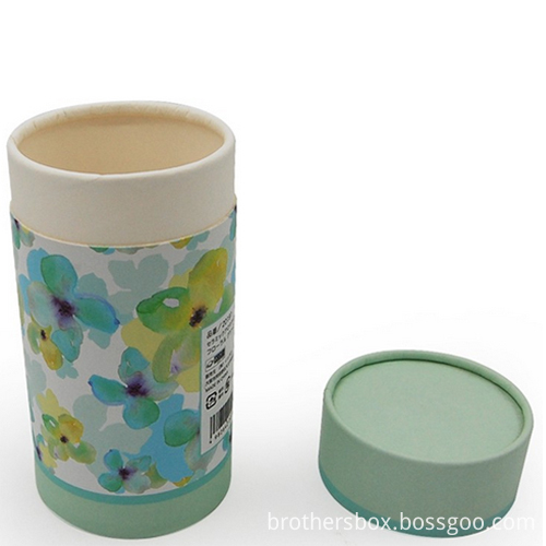 Fresh Design Paper Tube Gift Box for Tea