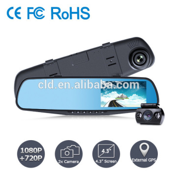 Promotion Motion Detection 2CH full hd 1080p vehicle blackbox dvr