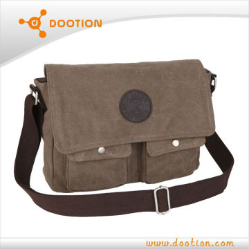 canvas shoulder bag for men fashion style