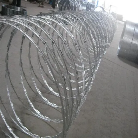 china wholesale Bto-22 Hot Dipped Galvanized Razor Wire