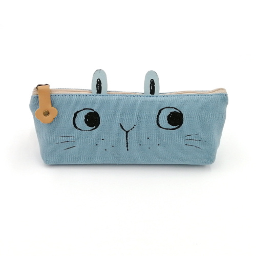 China Custom cute cartoon rabbit pencil case for kids Manufactory