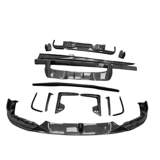 LD style body kit for BMW G05 F95 X5M high-quality carbon fiber front bumper lip rear diffuser side skirts