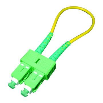 Sc Optical Fiber Patch Cable Sm Apc Patch Cord Loopback With 3.0mm Om3