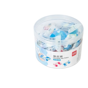 Candy Color PVC Erasers - Safe for Kids and Students (4pcs, Independent Packaging)