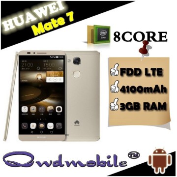 HUAWEI MATE 7 3G RAM Hisilicon Kirin 925 Octa Core 6.0 Inch FHD Screen Android 4G LTE Smartphone