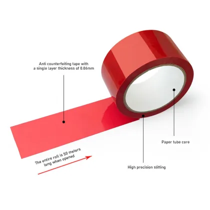 Tamper Resistant Carton Security Seal - Anti-Counterfeiting Tape