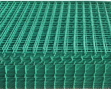 black coated welded wire fence