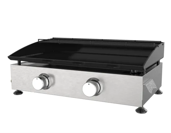 Two Burner Cast iron Gas Plancha
