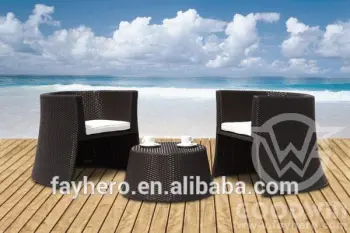GW0052 leisure patio furniture 3pcs leisure garden set