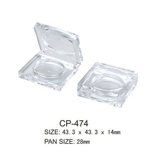 正方形の化粧品のコンパクト CP 474