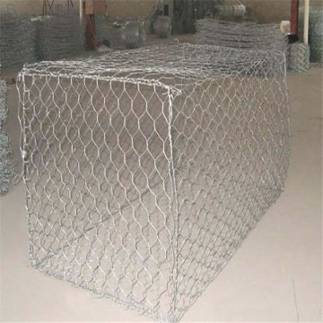 Cage en pierre de panier de gabion galvanisé à haute teneur en zinc