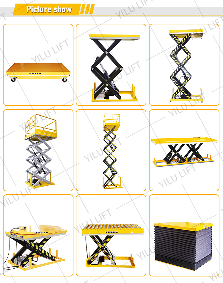Electric Hydraulic Scissor Lift Table - Supper Low U Shape E Shape For ...