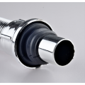 Hot Selling High Quality Pipe Series ABS Chromed Bathroom Basin Water Drainage S Shaped Stretch Elbow Sink Drains Pipe