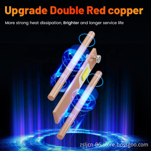 High Power V45 New Generation Double Copper Tube LED Headlights H7 H1 H4 H11 9005 9006 9007 9004