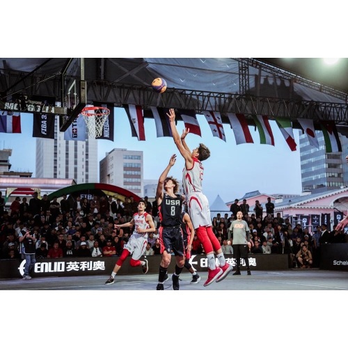 FIBA 3x3 SES jubin lantai bola keranjang