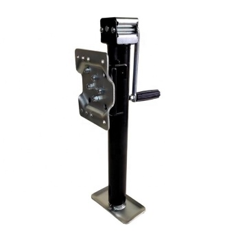 2500lbs Flange Mounting Swivel Lift Jack with 15 Inch Travel for Trailers and RVs