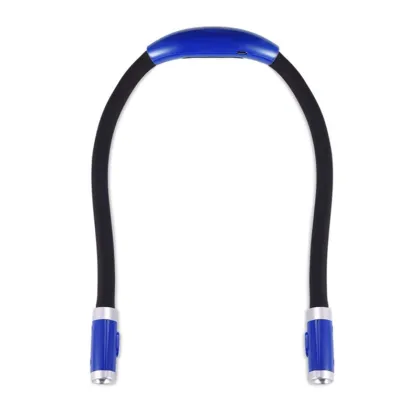 Rechargeable 4 LED Neck Reading Book Light