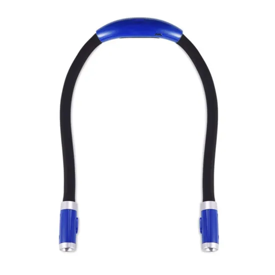 Rechargeable 4 LED Neck Reading Book Light