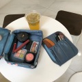 Travel Wash Cosmetic Bag Folding Hanging Toiletry Case Wash Organizer Storage Pouch Hanging Bag Luggage Travel Accessories