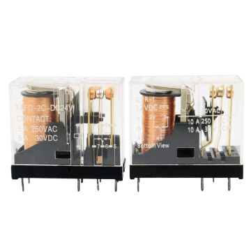 G2R-2 8PIN DPDT Miniatuur Hoog vermogen Afgedeelte relais 6V-220V