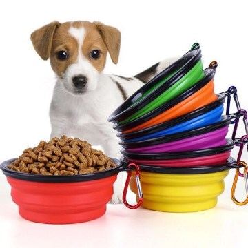 Collapsible Silicone Pet Bowls for Dogs and Cats