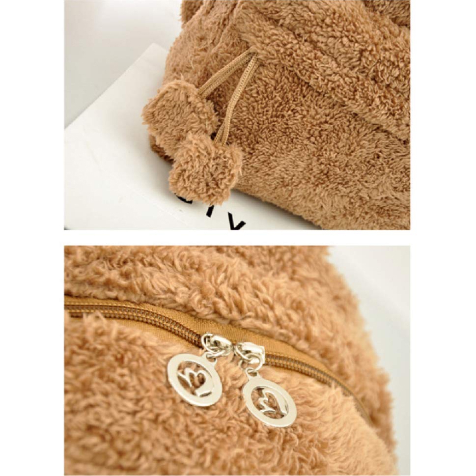 Cute Bear Plush Backpack 2 Cute Bear Plush Backpack 2