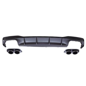 A7 Class S7 Rear Diffuser with Plastic Tips for AUDI S7/S-line Rear Lip