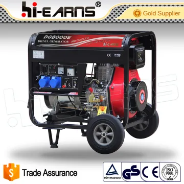 5.5/6KVA biogas tiger generator kraft generator