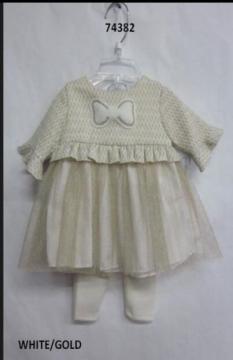 girl's dress and leg