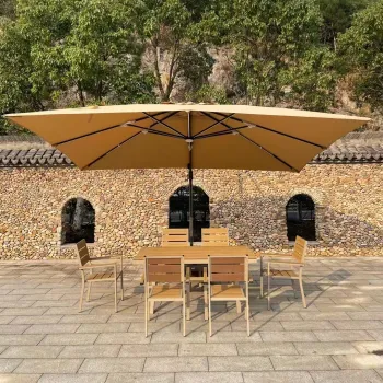 Contemporary Teak and Aluminum Resin Outdoor Furniture for Balconies and Terraces