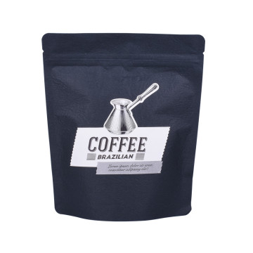 Coffee pouches black color Eco Friendly Custom Printed