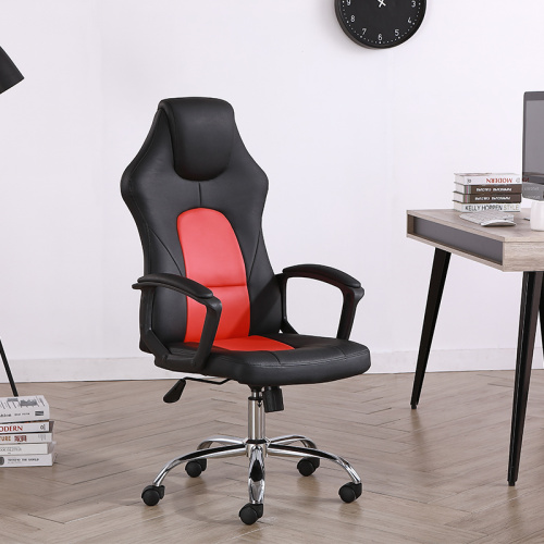 Chaise de jeu noir pivotant des chaises de bureau