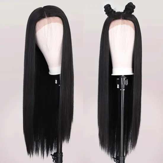 Factory Virgin Indian Colored Straight Hair Lace Front Wigs 10a Glueless Hd Full Lace Transparent Human Hair Wig With Baby Hair