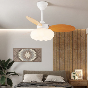 Toptan Modern Ahşap Minimalist Led Chandelier Tavan Fanı