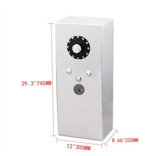 Tanque de combustible del rectángulo de la interfaz AN8 de gran capacidad 60L