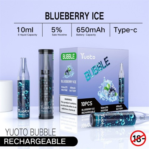 Yuoto Bubble 4000puffs Mesh Coil E-Cig 10ml