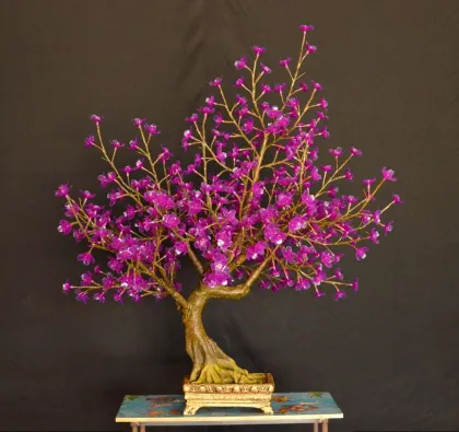 Artificial Indoor Blossom LED Light Bonsai Tree